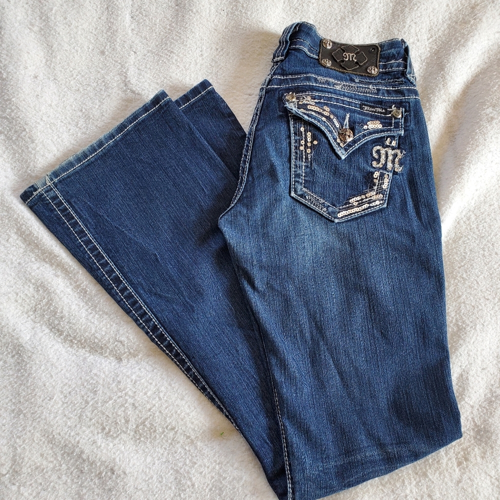 Miss Me Boot Cut Jeans, Sz 28